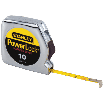 قياس 10 قدم POWERLOCK® POCKET TAPE (مع مقياس القطر) - Image 1