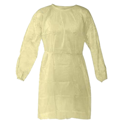 Yellow Disposable Medical Gown