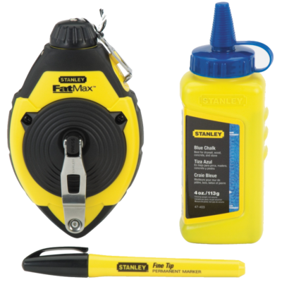 100 ft STANLEY® FATMAX® Chalk Line Reel Kit