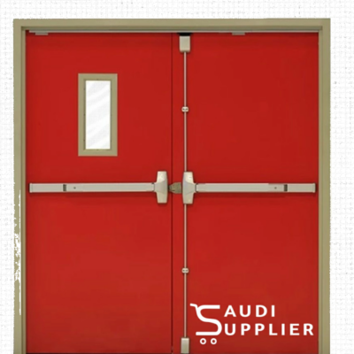 FHC Fire Rated Double Door, Flush - FHC Door - Saudi Supplier