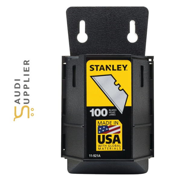 HEAVY-DUTY UTILITY BLADES WITH DISPENSER – 100 PACK- Saudi Supplier