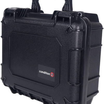 Waterproof Protective Hard Case with Foam, Black - Image 1