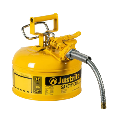 Justrite 1 Gallon Diesel  AccuFlow™ Metal Hose, Yellow - - Image 1