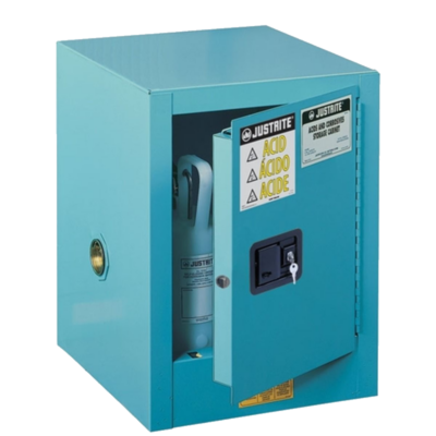 justrite Sure-Grip®Countertop Corrosives/Acid Steel Cabinet - Image 1