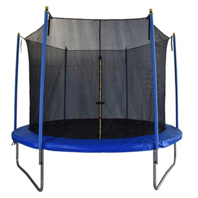 Homez, 8Ft Trampoline With Safety Net, Max Weight 80Kgs