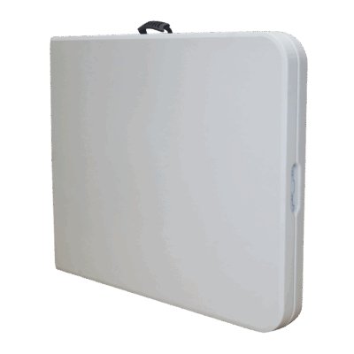 6 Foot Fold in half Table, 180x75x74CM, white - Image 3