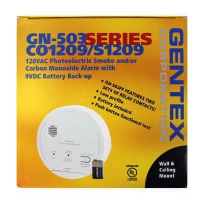 Gentex S1209 Photoelectric Smoke Alarm w/Battery Back-Up - Image 2