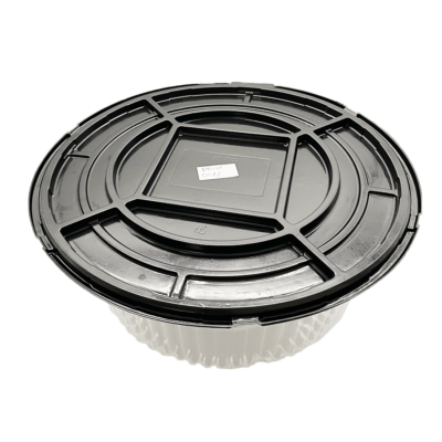 CAKE DOME 12'' BLACK+CLEAR LID 50PCS - Image 3