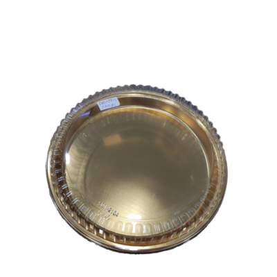 علب كيك ذهبي مدور 32 سم 100حبة - Image 1