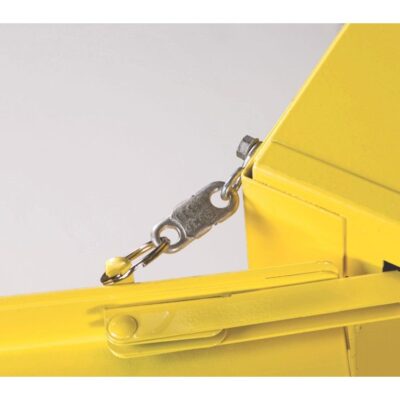 Justrite Sure-Grip®Flammable Safety Cabinet, 1 Self-Close Door, Yellow - - Image 3