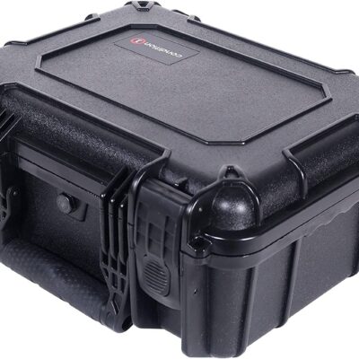 Waterproof Protective Hard Case with Foam, Black - Image 4