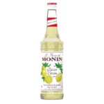 MONIN Lemon syrup 1Ltr bottle with Light Yellow color from Saudi Supplier.