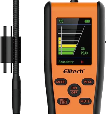 Elitech Refrigerant Leak Detector, Infrared & Heated Diode Sensors in 1 Unit, from Saudi Supplier.