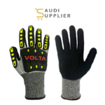VOLTA Impact Cut Resistance Gloves Blak- Saudi Supplier