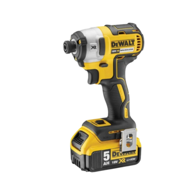 DeWALT 18V XR Brushless 14 Impact Driver - 2 X 5Ah - DCF887P2-GB - Image 1